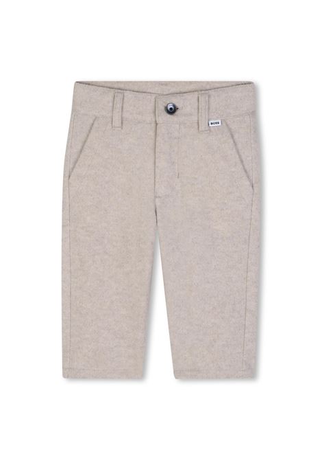 Pantaloni con logo applicato HUGO BOSS KIDS | J53469B51